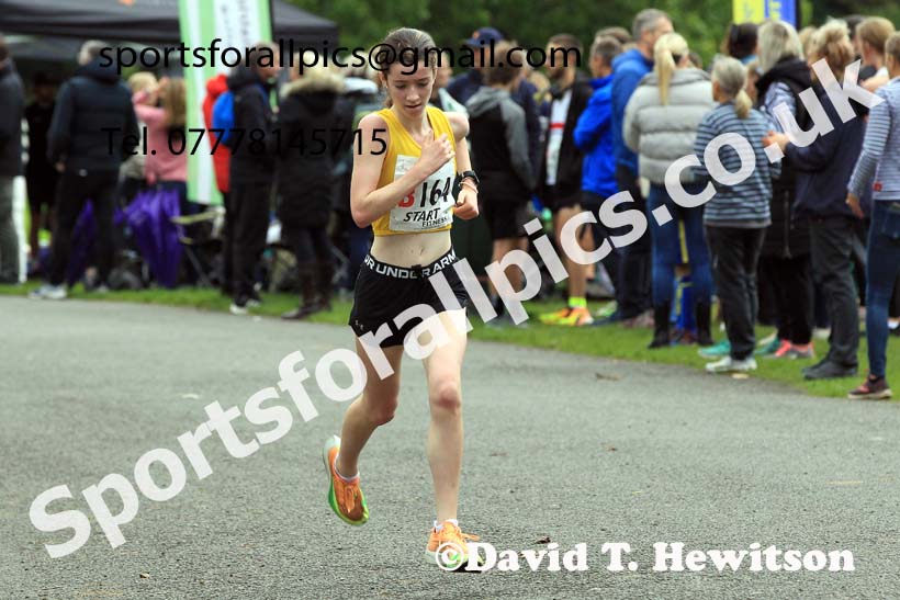 Girls under-15s 2023 Northern 6 and 4 Stage Relays and Youngsters, Birkenhead Park, Wirral.  Photo: David T. Hewitson/Sports for All Pics